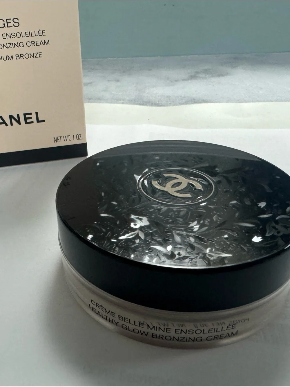 CHANEL Les Beiges Healthy Glow Bronzing Cream - Beige and Black Packaging